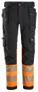 Arbeidsbukse med stretch og hylsterlommer, High-Vis Oransje kl. 1 - Snickers® 6231 thumbnail