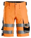Shorts med stretch, High-Vis Klasse 1, Snickers 6136  thumbnail