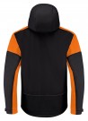 Lettforet softshelljakke, Svart/Oransje - Prime thumbnail