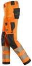 Arbeidsbukse med fireveisstretch, High-Vis Oransje/Sort Kl.2 - Snickers® 6336 thumbnail
