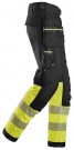 Håndverkerbukse Stretch, HiVis Sort/Gul Kl.1 - Snickers® 6934 thumbnail