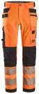Arbeidsbukse med fireveisstretch & hylsterlommer, High-Vis Klasse 2 - Snickers® 6232 thumbnail