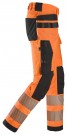 Arbeidsbukse med fireveisstretch & hylsterlommer, High-Vis Oransje kl. 2 - Snickers® 6232 thumbnail