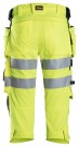 Piratbukse med stretch og hylsterlommer, High-Vis Gul 1/2 - Snickers® 6138 thumbnail