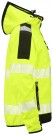 Softshelljakke Aereo 2033P, High-Vis Gul/Svart - L.Brador thumbnail