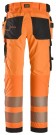 Arbeidsbukse med fireveisstretch & hylsterlommer, High-Vis Oransje kl. 2 - Snickers® 6232 thumbnail