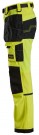 Arbeidsbukse med stretch til Barn, Neongul - Snickers® 7575 thumbnail