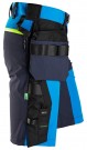 Full Stretch Softshellshorts, Blå - FlexiWork 6140 thumbnail