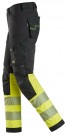 Arbeidsbukse med fireveisstretch, Sort/High-Vis Gul Kl.1 - Snickers® 6335  thumbnail