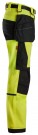 Arbeidsbukse med stretch til Barn, Neongul - Snickers® 7575 thumbnail