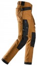 Arbeidsbukse i canvas med stretch og hylsterlommer, Brun - Snickers® 6244 thumbnail