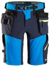 Full Stretch Softshellshorts, Blå - FlexiWork 6140 thumbnail