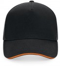 Caps Ultimate, Sort/Oransje - Beechfield thumbnail