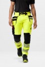 Softshellbukse med fireveisstretch, High-Vis Gul/Svart Kl.2 - Snickers® 6930 thumbnail