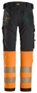 Arbeidsbukse med fireveisstretch, Sort/High-Vis Oransje Kl.1 - Snickers® 6335 thumbnail