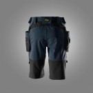 Arbeidsshorts med stretch og avtakbare hylsterlommer for dame, Marineblå - Snickers® 6117 thumbnail