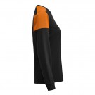 Langermet T-skjorte dame, Sort/Oransje - Prime thumbnail