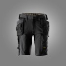 Shorts med stretch og hylsterlommer, Stålgrå - Snickers® 6118 thumbnail