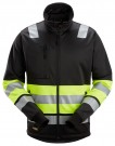 High-Vis Genser med glidelås, Klasse 1, Snickers 8034  thumbnail