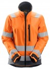 Softshelljakke for dame, High-Vis Oransje Kl.3 - Snickers® 1237 thumbnail