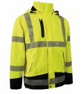 Arbeidsjakke Full Stretch, HiVis Gul/Sort Kl.3 - Lyngsøe 4WS-5057 thumbnail