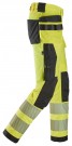 Arbeidsbukse med fireveisstretch & hylsterlommer, High-Vis Gul kl. 2 - Snickers® 6232 thumbnail