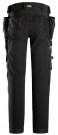 Arbeidsbukse med full stretch & hylsterlommer, Svart - Snickers® 6275 thumbnail