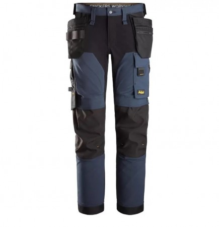 Håndverksbukse 6275, full stretch, marineblå - Snickers®