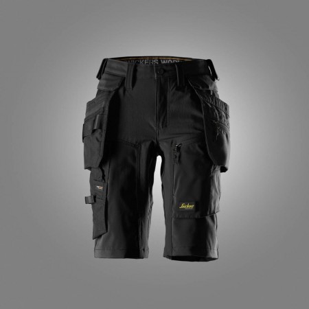 Håndverkershorts m/stretch, Dame - Snickers® 6117