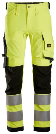 Stretchbukse High-Vis, Klasse 2, Snickers 6343