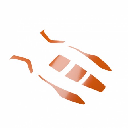 Refleksdekaler Sector, Oransje - Hellberg